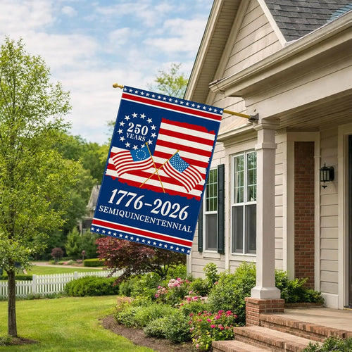 250th Anniversary America Garden Flag 1776–2026 | Patriotic USA Yard Decor