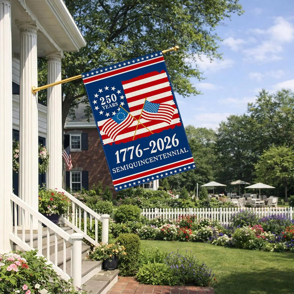 250th Anniversary America Garden Flag 1776–2026 | Patriotic USA Yard Decor