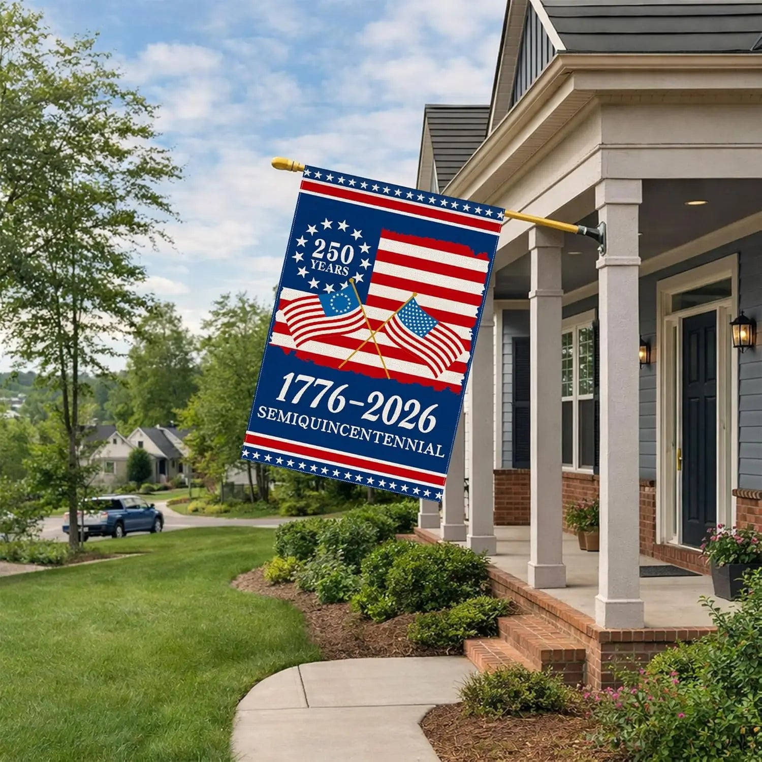 250th Anniversary America Garden Flag 1776–2026 | Patriotic USA Yard Decor