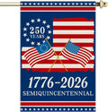 250th Anniversary America Garden Flag 1776–2026 | Patriotic USA Yard Decor
