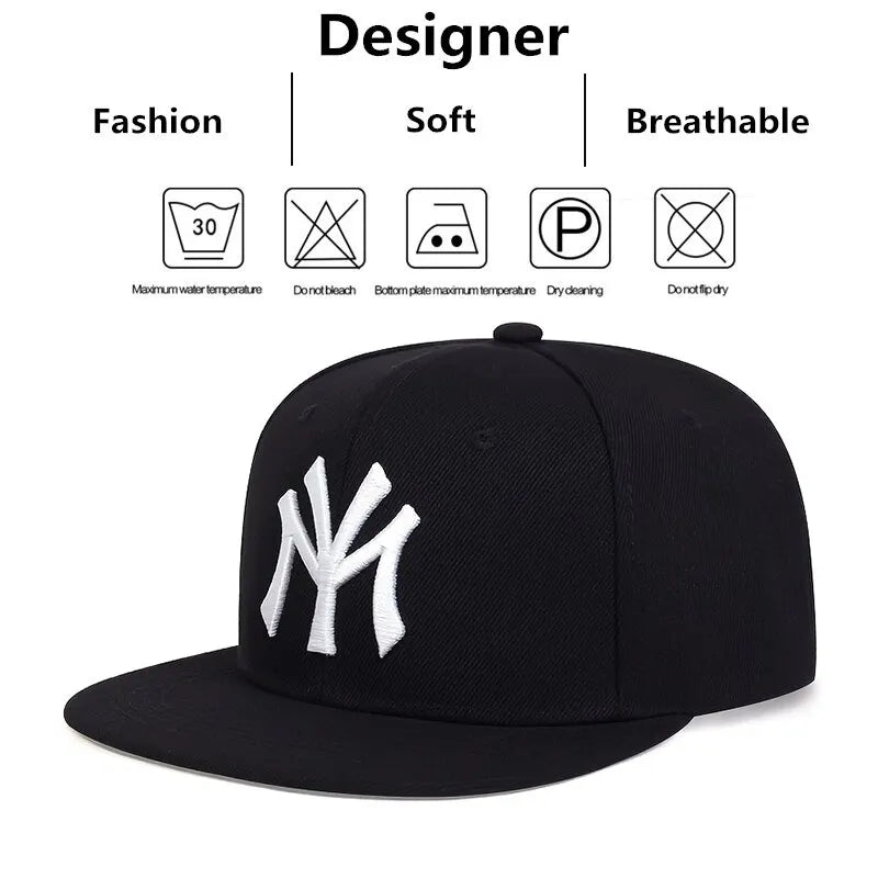 Unisex Letter Embroidery Hip-Hop Baseball Cap