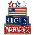 God Bless America™ Rustic Wooden Table Decor
