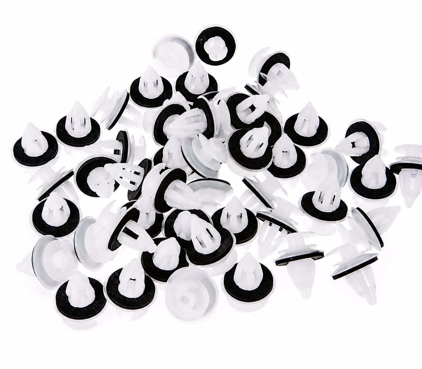 50PCS Door Panel Retainer Clips for BMW E81 E82 E87 E88 F20 E39 E60 F10 Interior Trim Fasteners