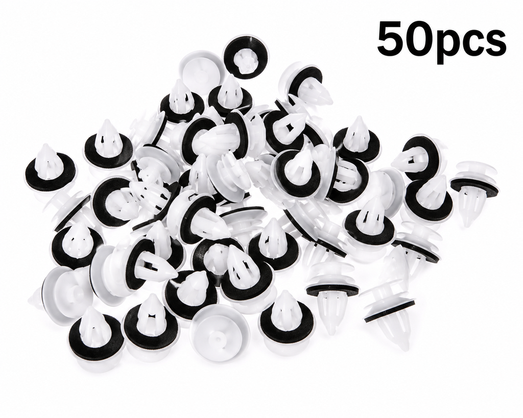 50PCS Door Panel Retainer Clips for BMW E81 E82 E87 E88 F20 E39 E60 F10 Interior Trim Fasteners