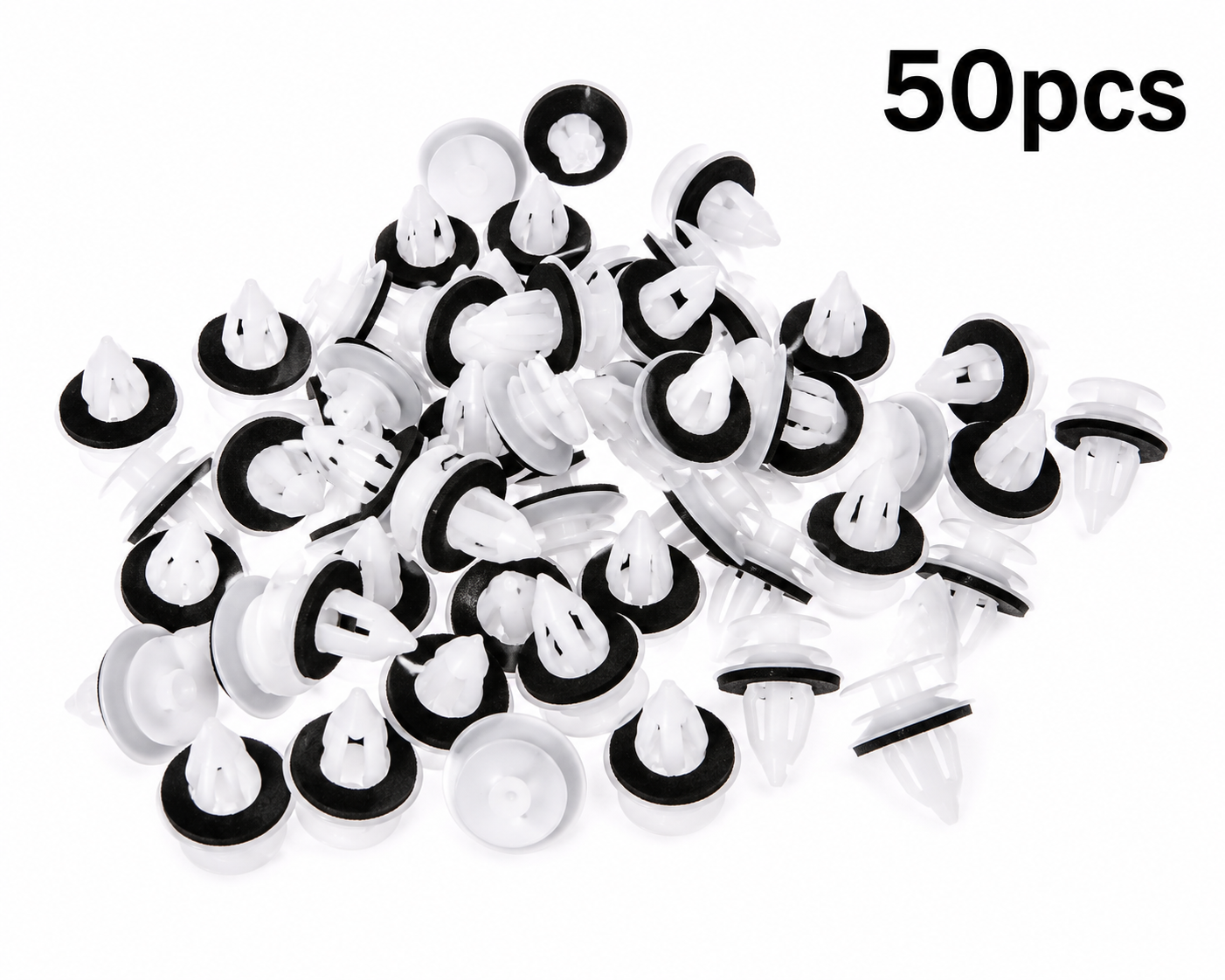 50PCS Door Panel Retainer Clips for BMW E81 E82 E87 E88 F20 E39 E60 F10 Interior Trim Fasteners