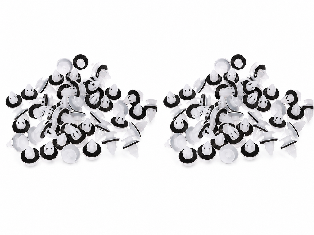 50PCS Door Panel Retainer Clips for BMW E81 E82 E87 E88 F20 E39 E60 F10 Interior Trim Fasteners