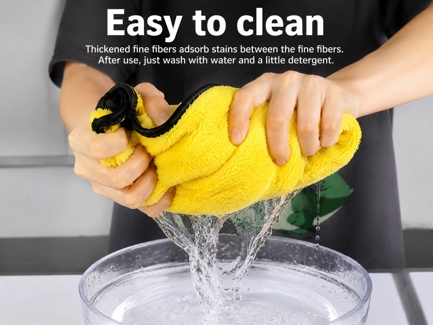 Car Wash Microfiber Towels Absorbent Cleaning Cloth Thickened Drying Towel 30x30 30x40 30x60cm