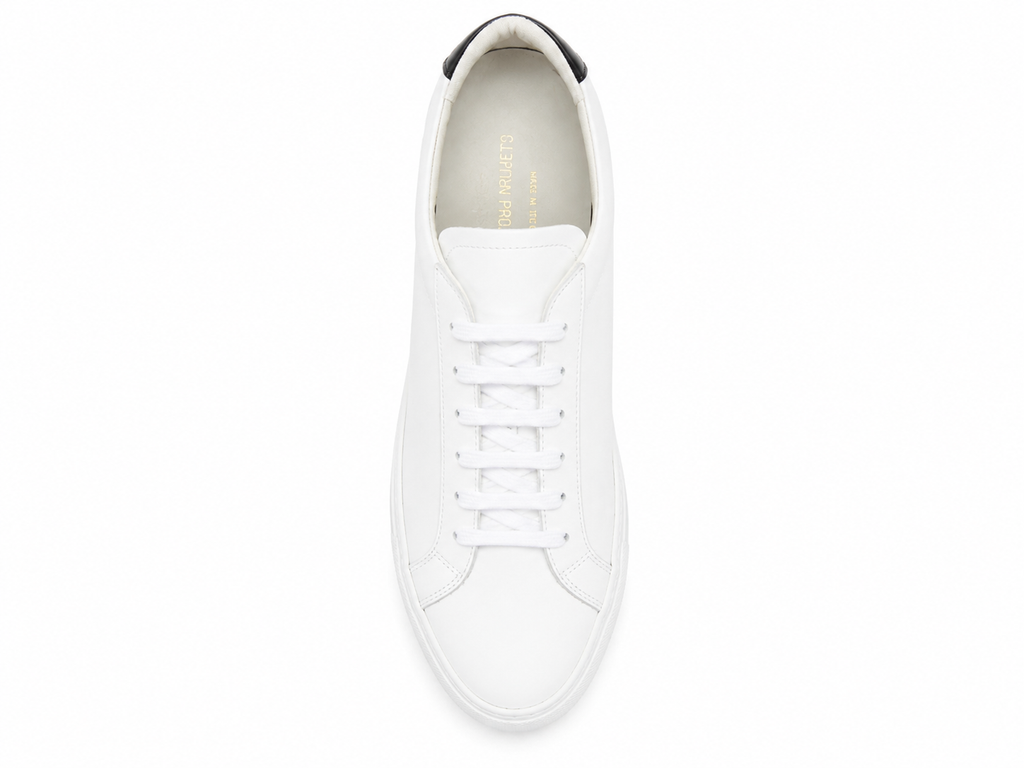 2026 Luxury Handmade White Sneakers for Men & Women – Casual Flat Lace-Up Leather Board Shoes
