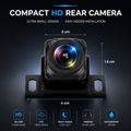 720P AHD Rear View Backup Camera for Car – 170° Wide Angle Night Vision Reverse Parking Camera with Guide Lines, Wired HD CVBS Vehicle Camera