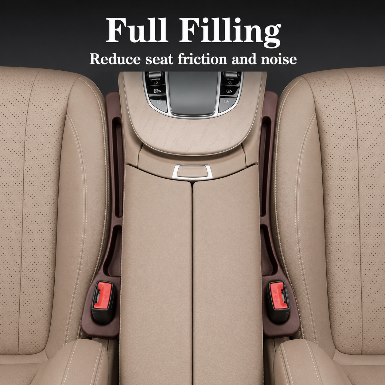 2PCS Car Seat Gap Filler Leak-Proof Phone Wallet Holder for Cars