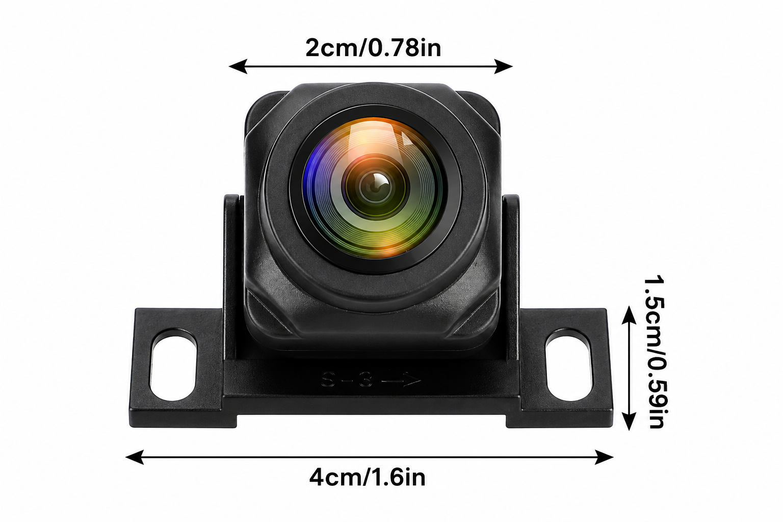 720P AHD Rear View Backup Camera for Car – 170° Wide Angle Night Vision Reverse Parking Camera with Guide Lines, Wired HD CVBS Vehicle Camera