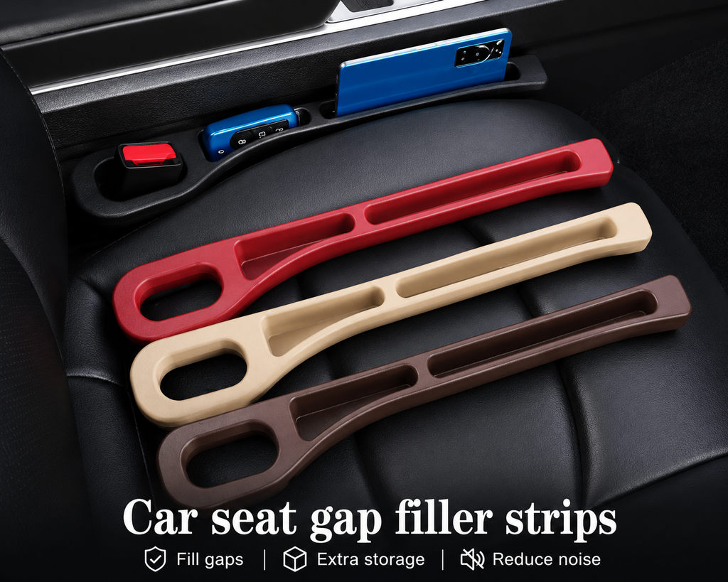 2PCS Car Seat Gap Filler Leak-Proof Phone Wallet Holder for Cars