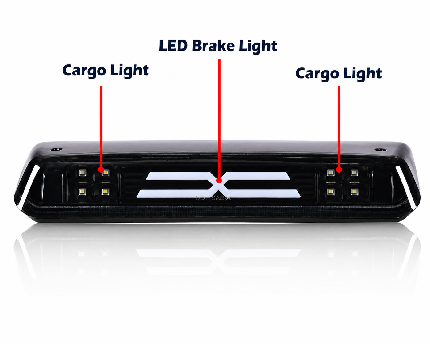 LED Third Brake Light Cargo Lamp for Ford F-150 2004–2008 Explorer Sport Trac 2007–2010 Lincoln Mark LT