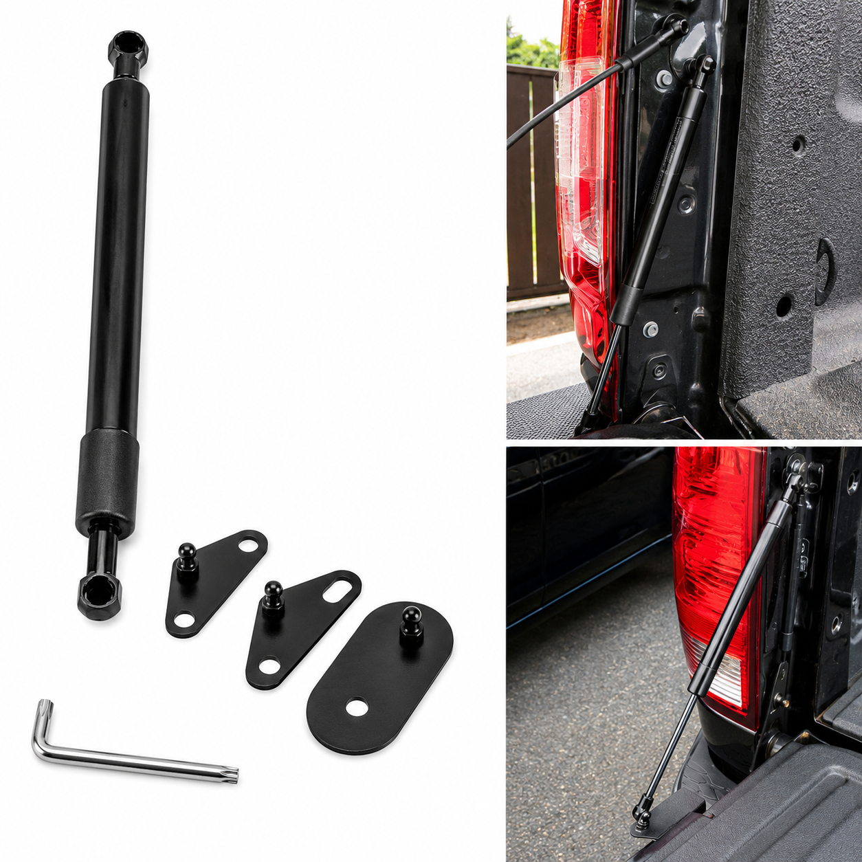 Tailgate Assist Shock Strut Kit for Ford F-150 2015-2024 Rear Tailgate Damper Support