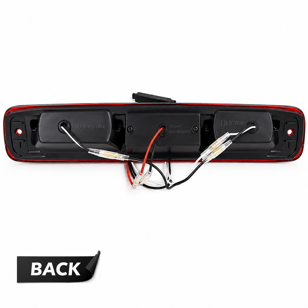 Crossdesign LED 3rd Third Brake Light for 1999-2007 Chevy Silverado GMC Sierra 1500 2500HD 3500HD High Mount Stop Light Red White