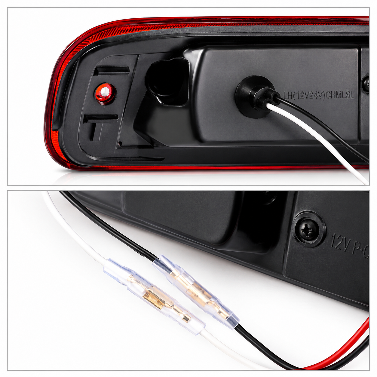 Crossdesign LED 3rd Third Brake Light for 1999-2007 Chevy Silverado GMC Sierra 1500 2500HD 3500HD High Mount Stop Light Red White