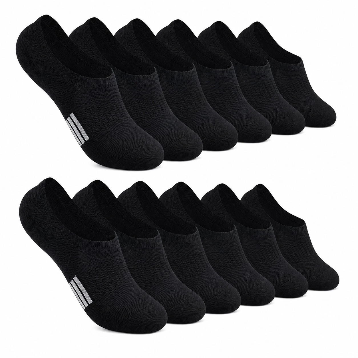 6 Pairs No Show Socks Women Men Anti Slip Low Cut Invisible Sneaker Socks