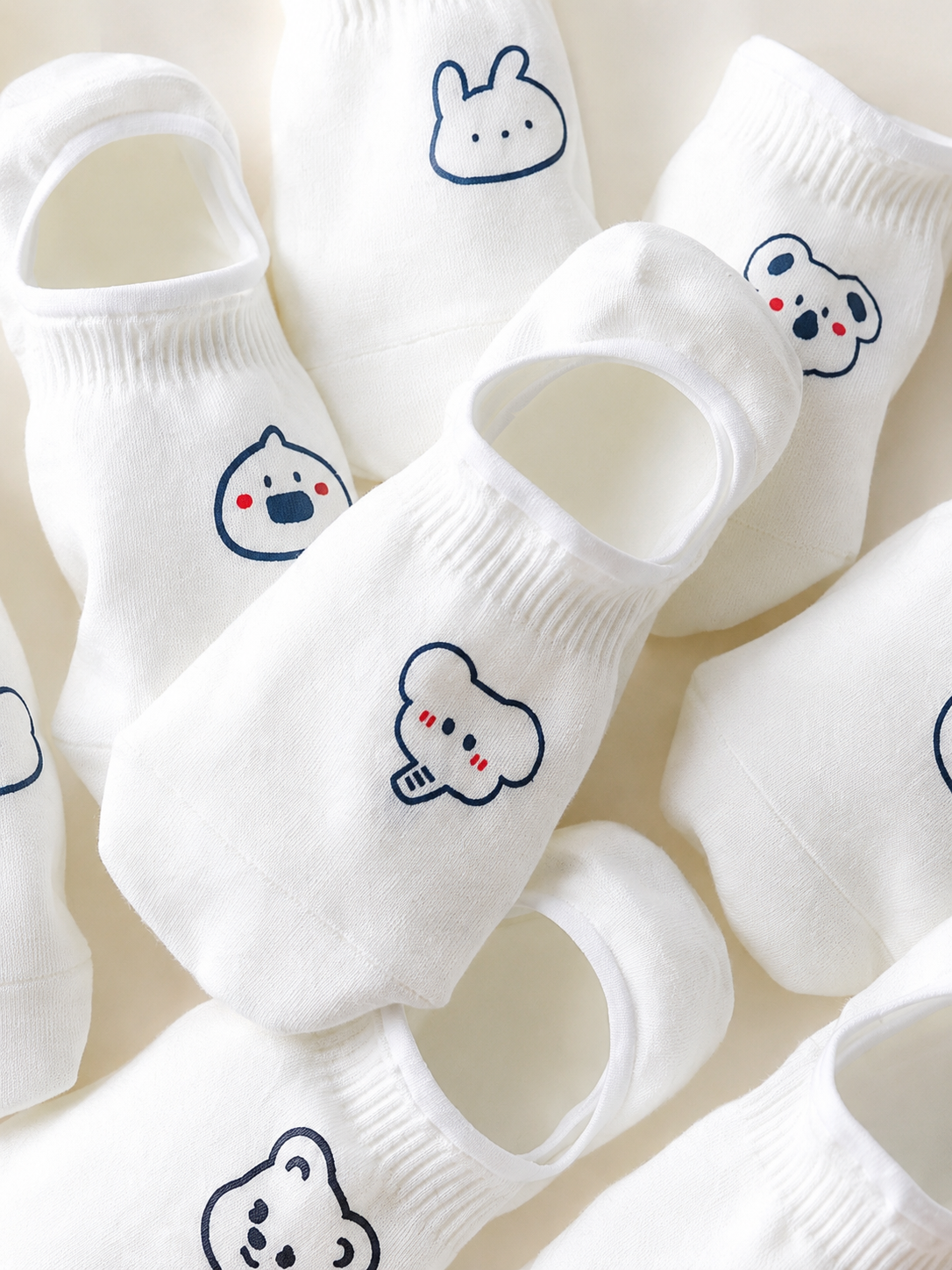 5 Pairs Women Cute Cartoon Ankle Socks – Breathable Lightweight Invisible Low Cut Casual Socks