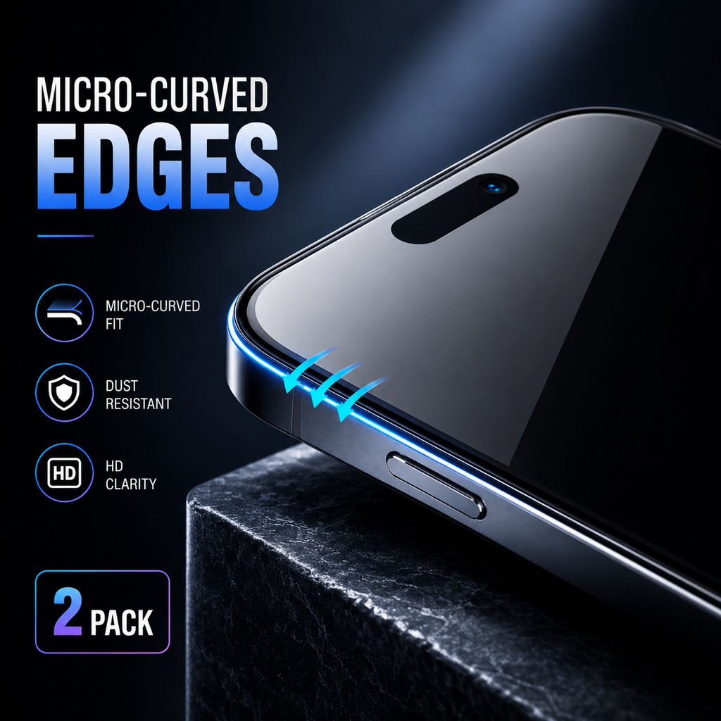 2Pack Privacy Tempered Glass Screen Protector for iPhone 17 Pro Max 16e 15 14 13 12 11 Pro Max Plus XR XS Max